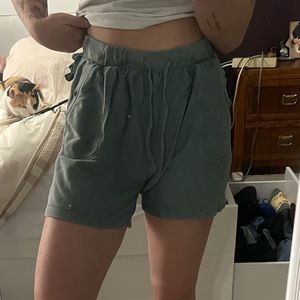 Green shorts